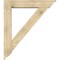 Ekena Millwork Traditional Traditional Rough Sawn Bracket w/ Offset Brace, Douglas Fir, 8"W x 42"D x 48"H BKT0806X42X48TRA01RDF - alternate 3